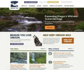 Oregonwild.org(Oregon Wild) Screenshot