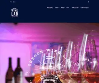 Oregonwinelab.com(The Oregon Wine LAB) Screenshot