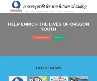 Oregonyouthsailing.com(A non) Screenshot