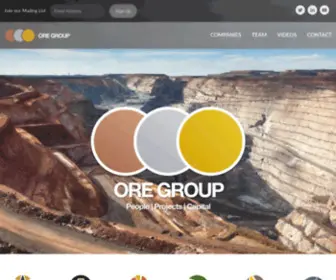 Oregroup.ca(ORE GROUP) Screenshot