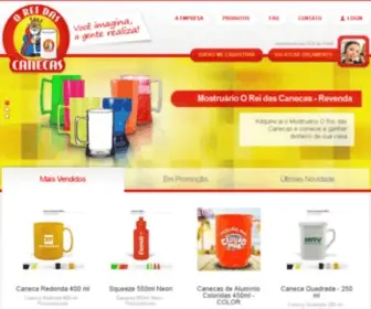 Oreidascanecas.com(O Rei das Canecas) Screenshot
