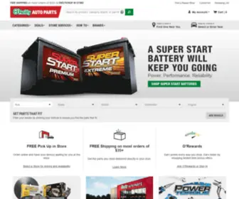 Oreillyautoparts.com(O'Reilly Auto Parts) Screenshot