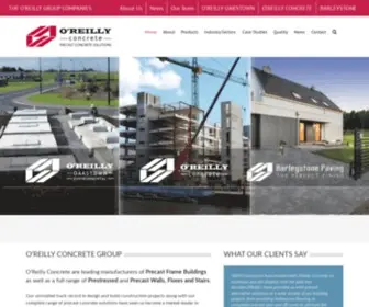 Oreillyconcrete.com(O'Reilly Concrete) Screenshot
