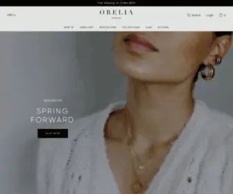 Orelia.co.uk(Orelia London Jewellery) Screenshot