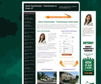 Oremtownhomes.com(Orem Townhomes) Screenshot