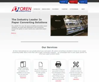 Oren-INTL.com(Oren International) Screenshot
