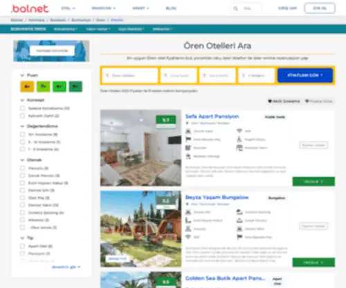 Oren.gen.tr(Ören Otelleri Burhaniye Otel Fiyatları) Screenshot