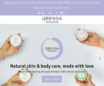 Orendabotanicals.com(Orenda Botanicals) Screenshot