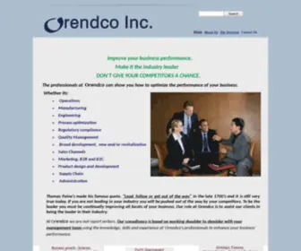 Orendco.com(Cost Effective Executive Resources for Interim Management and Change Management) Screenshot