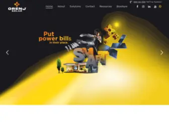 Orenjsolar.com(Orenj Solar) Screenshot