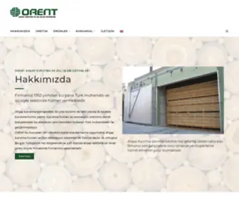 Orent.com.tr(Orent Ahşap Kurutma ve Isıl İşlem Sistemleri) Screenshot