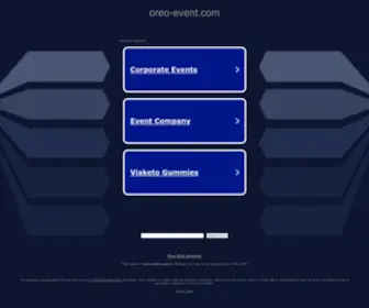 Oreo-Event.com(Oreo Event) Screenshot