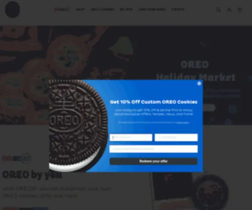 Oreo.com(Has everything you want from your favorite brand) Screenshot