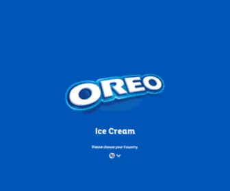 Oreoicecream.com(The Playful World of Oreo Ice Cream) Screenshot