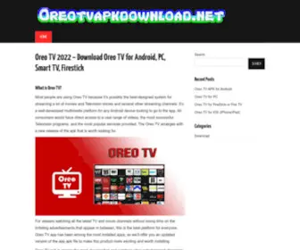 Oreotvapkdownload.net(WordPress) Screenshot