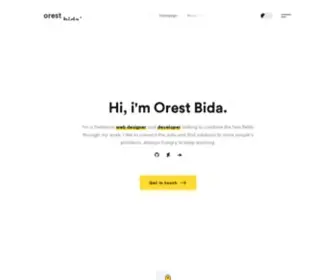 Orestbida.com(Orest Bida) Screenshot