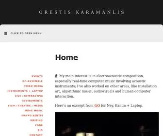 Orestiskaramanlis.net(Orestis Karamanlis) Screenshot