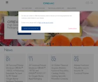 Orevac.com(SK Functional Polymer) Screenshot