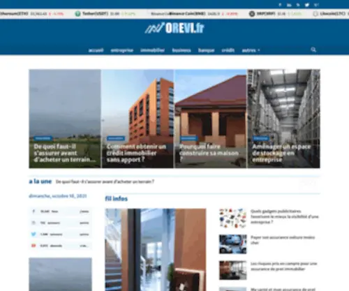 Orevi.fr(Orevi) Screenshot