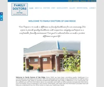 Orfamdoc.com(Family Doctors of Oak Ridge) Screenshot