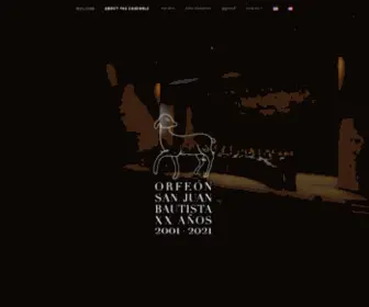 Orfeonsjb.org(Orfeón) Screenshot