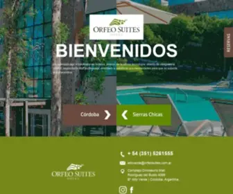 Orfeosuites.com.ar(ORFEO SUITES) Screenshot