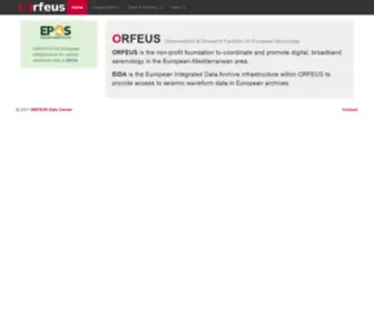 Orfeus-EU.org(ORFEUS) Screenshot