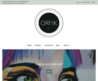 Orfikconcept.com(Orfik concept store) Screenshot