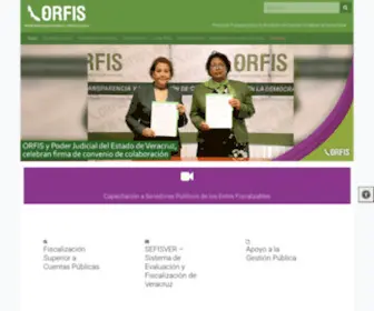 Orfis.gob.mx(Órgano de Fiscalización Superior del Estado de Veracruz) Screenshot