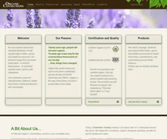 Orgcon.ca(Organic Connections) Screenshot