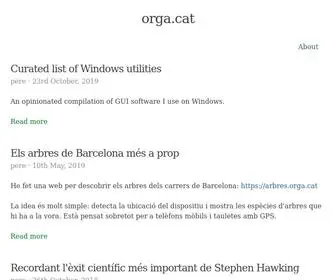 Orga.cat(Pàgina web personal) Screenshot