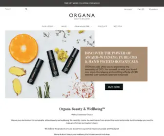 Organabeautywellbeing.com(Organa Beauty & Wellbeing) Screenshot