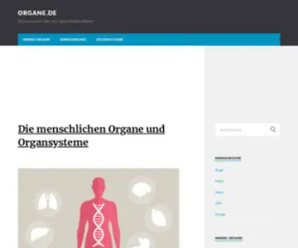 Organe.de(Die menschlichen Organe und Organsysteme) Screenshot