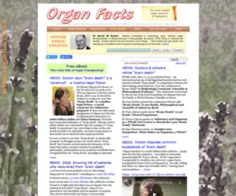 Organfacts.net((Organ Donation & Transplant Facts)) Screenshot