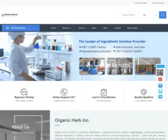 Organic-Extracts.com(Organic Extracts) Screenshot