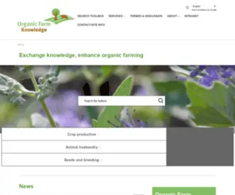 Organic-Farmknowledge.org(Organic Farmknowledge) Screenshot