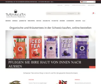 Organic-Tea.ch(Shop now) Screenshot