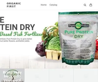 Organic1ST.com(Organic fertilizer for all plant forms) Screenshot