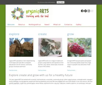 Organicarts.org.uk(Organicarts) Screenshot