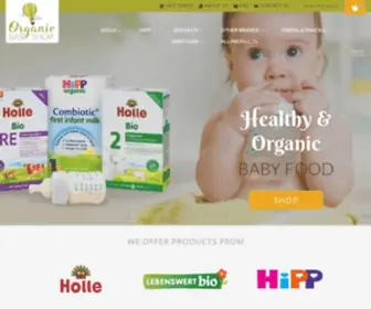 Organicbabyshop.com(Organic Baby Shop) Screenshot