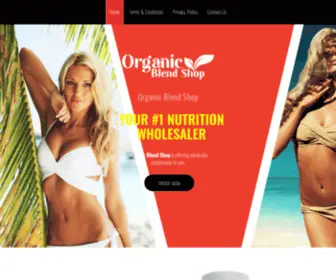 Organicblendshop.biz(Organic Blend Shop) Screenshot