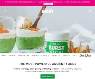 Organicburst.com(Burst®) Screenshot