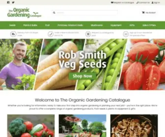 Organiccatalogue.com(Organic Gardening Catalogue) Screenshot