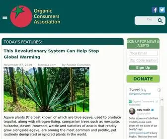 Organicconsumers.org(Organic Consumers Association) Screenshot