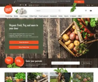 OrganiCDeliverycompany.co.uk(The Organic Delivery Company) Screenshot