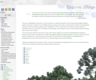 OrganiCDesign.co.nz(Organic Design wiki) Screenshot