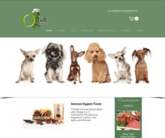 OrganiCDoggychef.com(Organic Doggy Chef) Screenshot