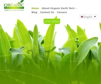 Organicearthtech.com(Plant Booster Technology) Screenshot