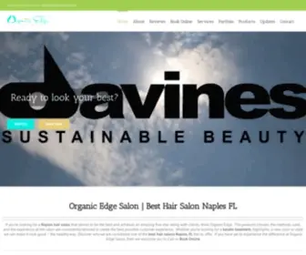 Organicedgesalon.com(Best Hair Salons in Naples) Screenshot