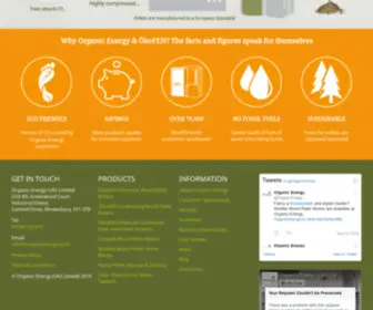 Organicenergy.co.uk(Biomass Boilers) Screenshot